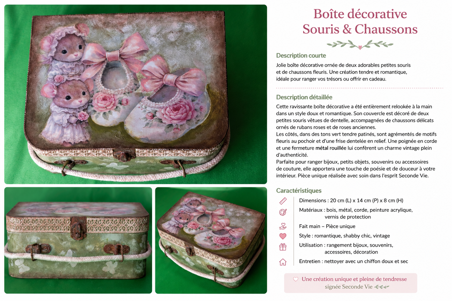 Valisette "Chaussons d'amour" - Image 2