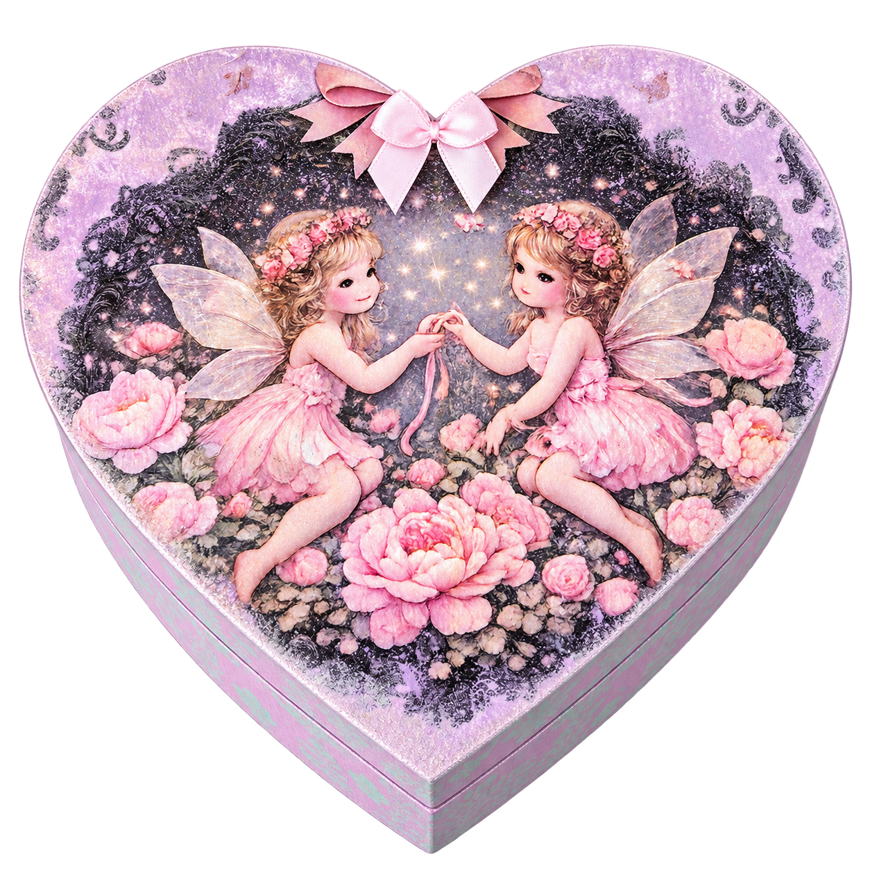Boîte coeur "Mes petits anges" - Image 2