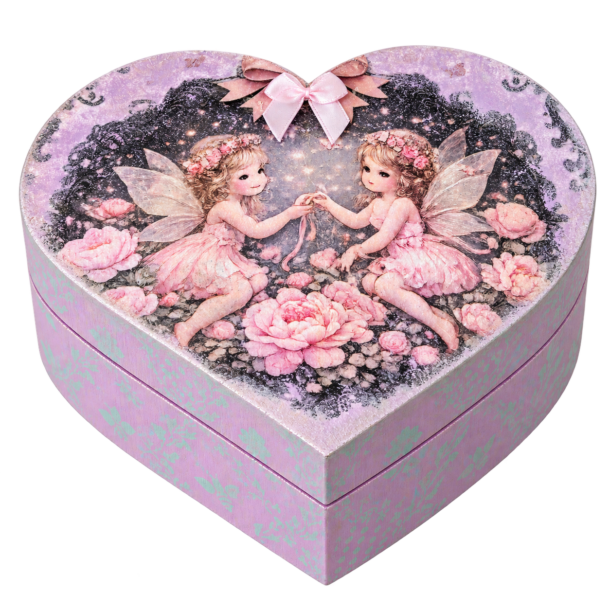 Boîte coeur "Mes petits anges" - Image 3